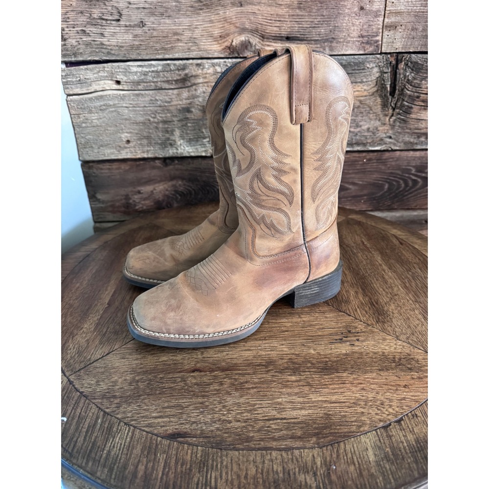 Cody James Ace Mens Western Boots Broad Square Toe Size 8 D BCJSP24P11 Cowboy